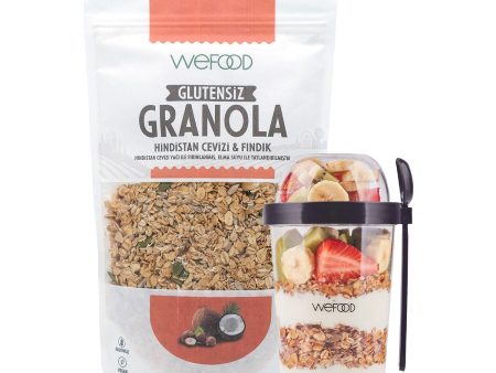 Wefood Glutensiz Granola 250 gr + Granola Kapsülü 450 ml Online