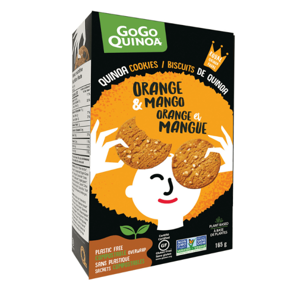 GoGo Quinoa Cookies Orange & Mango 165g on Sale