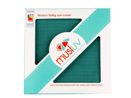 Musluv - Baby Sun Cover - Mineral Green Sleeptime Supply