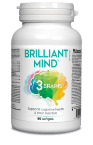 3 Brains Brilliant Mind 90 Softgels Online