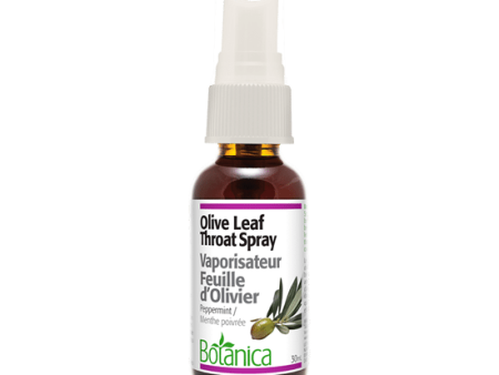 Botanica Olive Leaf Throat Spray Peppermint 30ml Fashion