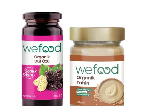 Wefood Organik Tahin 300 gr + Organik Dut Özü 315 gr Online now