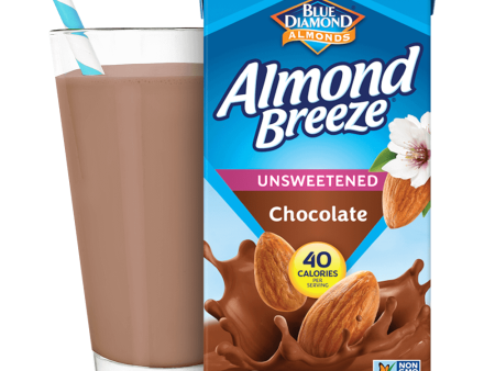 Blue Diamond Almond Breeze Unsweetened Chocolate 946ml Online Hot Sale