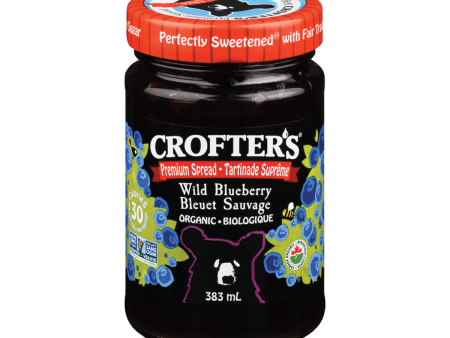 Crofter s Premium Spread Organic Wild Blueberry Jam 383ml Hot on Sale