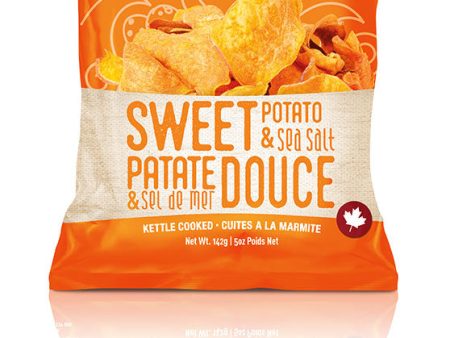 Covered Bridge Sweet Potato Chips with Sea Salt 142g Supply