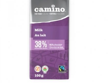 Camino Organic Milk Chocolate 38% Bar 100g Discount