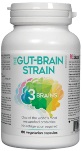 3 Brains The Gut-Brain Strain 60 Vegetarian Capsules Sale