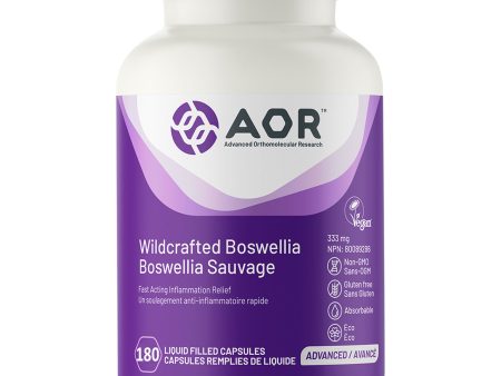 AOR Boswellia Wildcrafted 180 Vegetarian Softgels For Discount