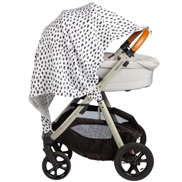 Musluv - Baby Sun Cover - Black Painterly Spots Online now