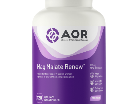 AOR Mag Malate Renew 120 Vegetarian Capsules Sale