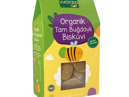 Wefood Kids Organik Tam Buğdaylı Bisküvi 55 gr Online Hot Sale