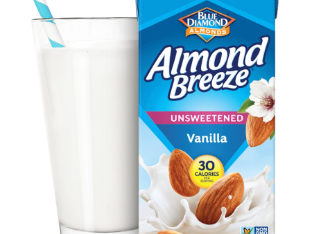 Blue Diamond Almond Breeze Unsweetened Vanilla 946ml For Sale