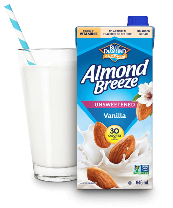 Blue Diamond Almond Breeze Unsweetened Vanilla 946ml For Sale