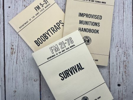 Military Manual Book Bundles Hot on Sale