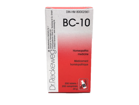 Dr. Reckeweg BC-10 200 Tablets 20g Discount