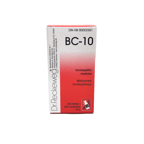 Dr. Reckeweg BC-10 200 Tablets 20g Discount