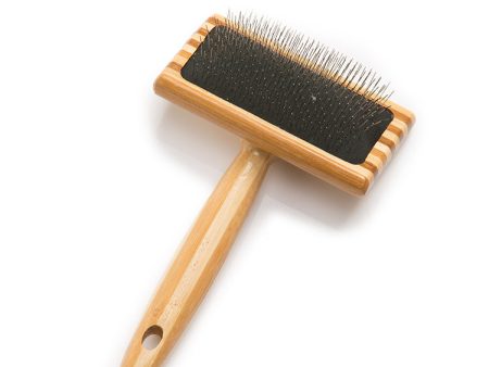 Bare & Co. - Eco Pet Brush with Bamboo Handle For Sale