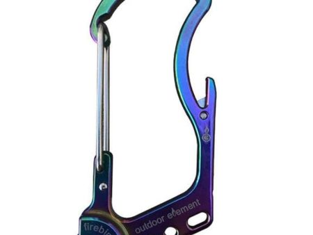 Firebiner EDC Carabiner - Aurora (Multicolor) For Sale