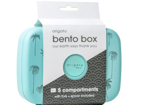 Arigato - Bento Box - Blue Palm Trees Fashion