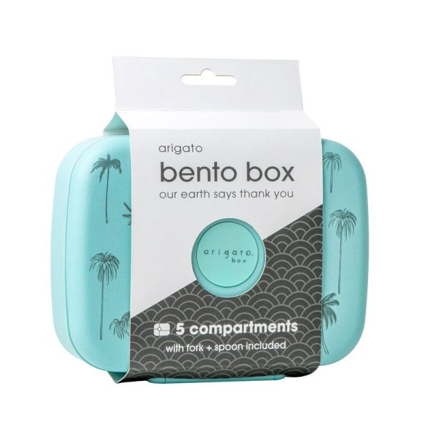 Arigato - Bento Box - Blue Palm Trees Fashion