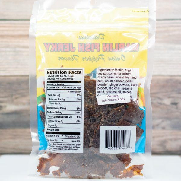 Marlin Jerky (Onion Pepper) Online now