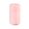 Frank Green - Stainless Steel Ceramic Reusable Cup with Push Button Lid - Blushed (10oz) For Discount