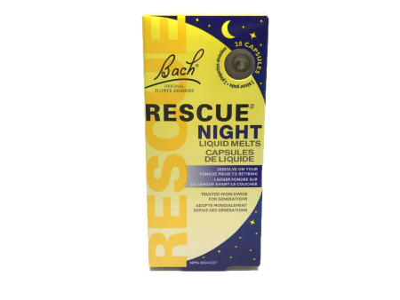 Bach Rescue Night Liquid Melts 28 Capsules Hot on Sale