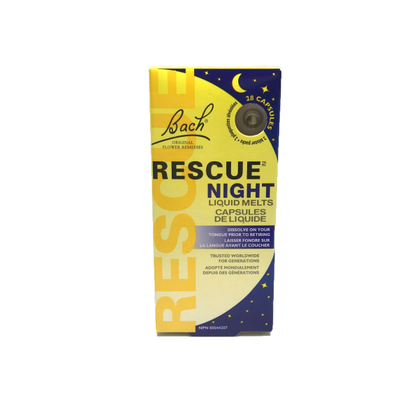 Bach Rescue Night Liquid Melts 28 Capsules Hot on Sale