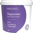 Amazing Oils - Magnesium Sleep Bath Flakes - Lavender and Chamomile (2kg) For Discount