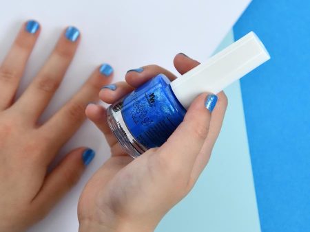 No Nasties - Pretty Polish Water-Based Peelable Nail Polish - Mermaid Blue (8.5ml) Hot on Sale