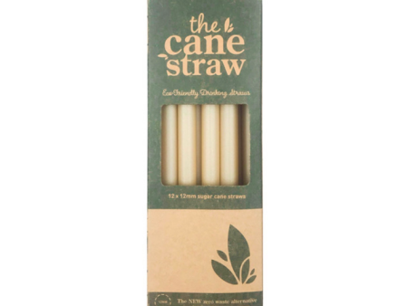 Little Green Panda - Sugar Cane Straws - 12mm (12 pack) For Sale