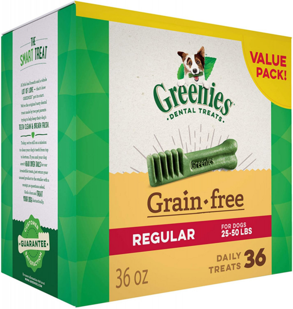 Greenies Regular Grain Free Dental Dog Chews Online