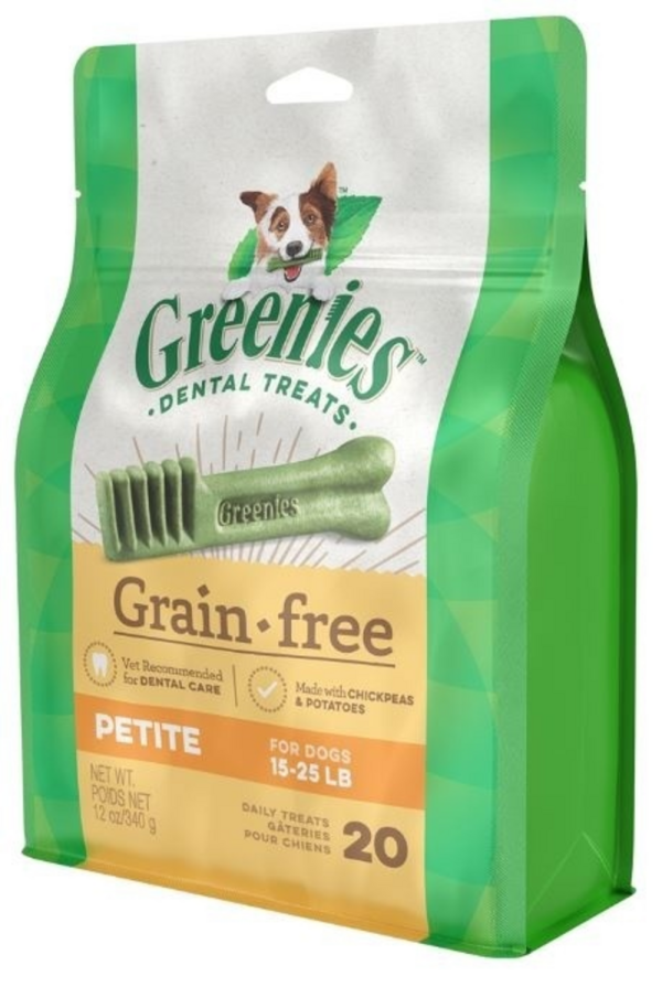 Greenies Petite Grain Free Dental Dog Chews Supply