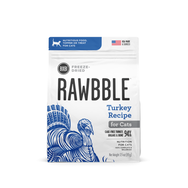 BIXBI RAWBBLE Turkey Freeze Dried for Cats Supply